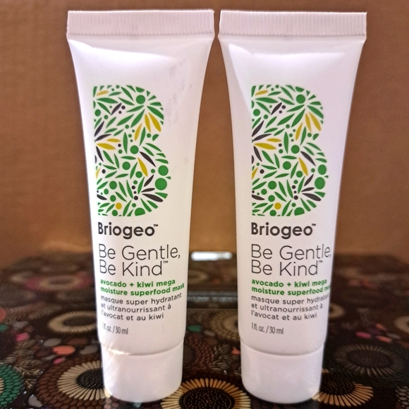 NEW Briogeo Be Gentle, Be Kind Avocado + Kiwi mega moisture superfood mask x2 - Picture 1 of 1